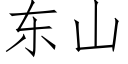 东山 (仿宋矢量字库)