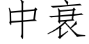 中衰 (仿宋矢量字库)