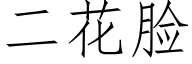 二花脸 (仿宋矢量字库)