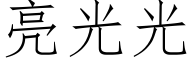 亮光光 (仿宋矢量字庫)