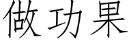 做功果 (仿宋矢量字庫)