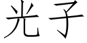 光子 (仿宋矢量字库)