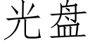 光盘 (仿宋矢量字库)