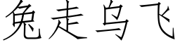 兔走乌飞 (仿宋矢量字库)