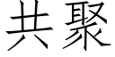 共聚 (仿宋矢量字库)