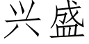 興盛 (仿宋矢量字庫)