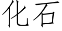 化石 (仿宋矢量字庫)