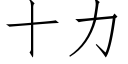 十力 (仿宋矢量字庫)