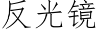 反光镜 (仿宋矢量字库)