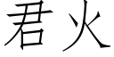 君火 (仿宋矢量字庫)