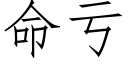 命亏 (仿宋矢量字库)