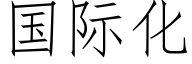 国际化 (仿宋矢量字库)