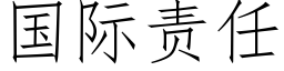 国际责任 (仿宋矢量字库)