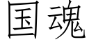 国魂 (仿宋矢量字库)