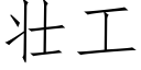 壯工 (仿宋矢量字庫)