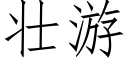 壮游 (仿宋矢量字库)