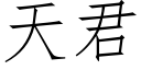 天君 (仿宋矢量字库)