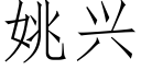 姚兴 (仿宋矢量字库)