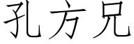 孔方兄 (仿宋矢量字庫)