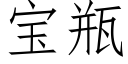 寶瓶 (仿宋矢量字庫)