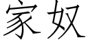 家奴 (仿宋矢量字库)