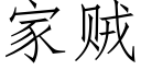 家賊 (仿宋矢量字庫)