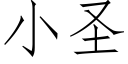 小聖 (仿宋矢量字庫)