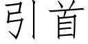 引首 (仿宋矢量字庫)