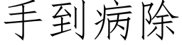 手到病除 (仿宋矢量字庫)