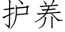 護養 (仿宋矢量字庫)