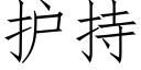 护持 (仿宋矢量字库)