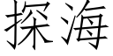 探海 (仿宋矢量字库)