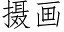 摄画 (仿宋矢量字库)