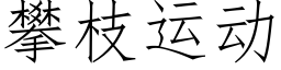 攀枝運動 (仿宋矢量字庫)