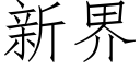 新界 (仿宋矢量字库)