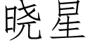 晓星 (仿宋矢量字库)