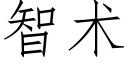 智术 (仿宋矢量字库)