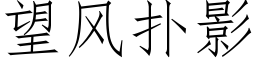 望风扑影 (仿宋矢量字库)