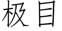 极目 (仿宋矢量字库)