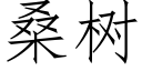 桑树 (仿宋矢量字库)