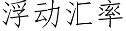 浮动汇率 (仿宋矢量字库)