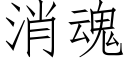 消魂 (仿宋矢量字庫)