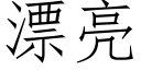 漂亮 (仿宋矢量字庫)