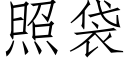 照袋 (仿宋矢量字库)