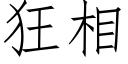 狂相 (仿宋矢量字库)