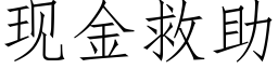 现金救助 (仿宋矢量字库)