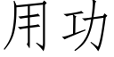 用功 (仿宋矢量字庫)