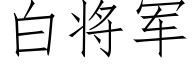 白将軍 (仿宋矢量字庫)