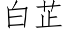 白芷 (仿宋矢量字库)