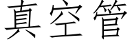 真空管 (仿宋矢量字庫)